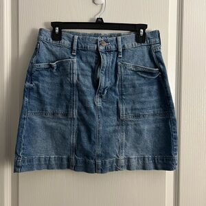 a.n.a Classic Blue Denim Mini Skirt